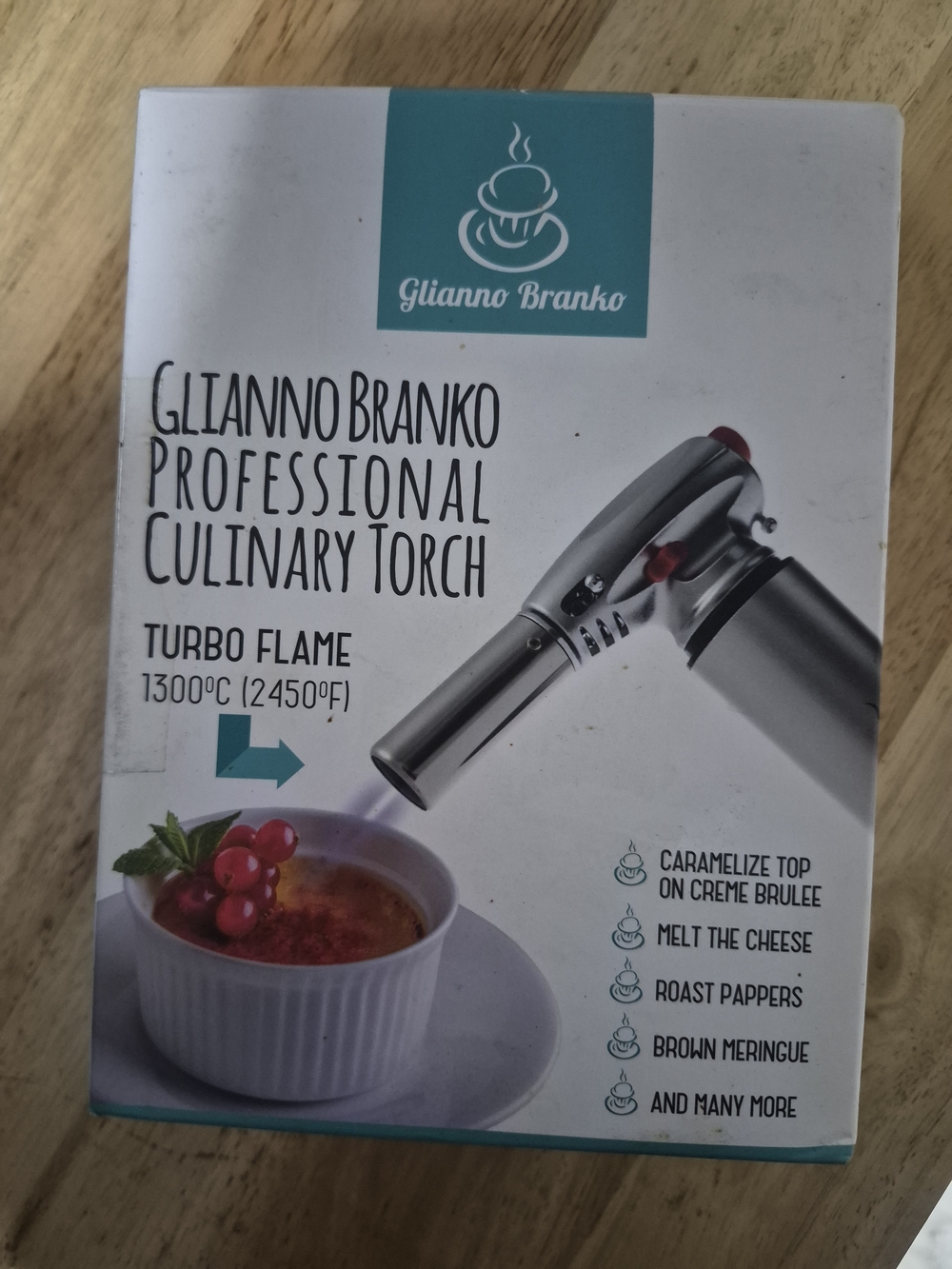 Professional Culinary Torch - Silver
